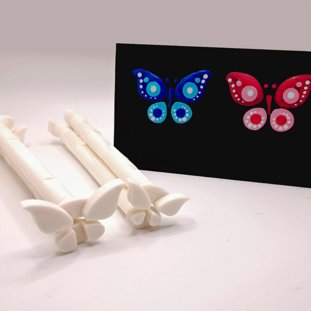 Butterfly Dotting Tools Set – Create Perfect Butterflies! | Mandala Art Supplies | Includes Fine tool for Body & Antennae