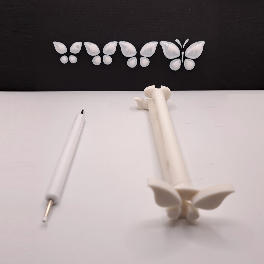 Butterfly Dotting Tools Set – Create Perfect Butterflies! | Mandala Art Supplies | Includes Fine tool for Body & Antennae - Image 2